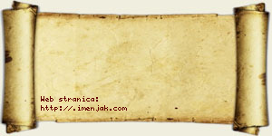 Hana Medaković vizit kartica